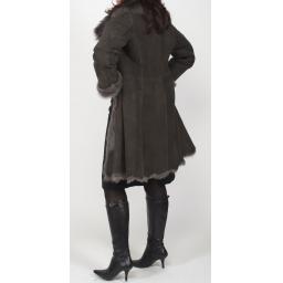 Womens Grey Toscana Coat - Solis