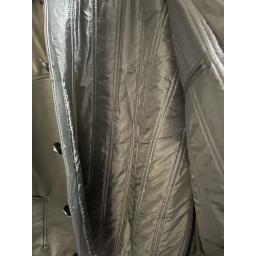 Mens Hip Length Black Leather Cow Hide Jacket - Apollo - Light Quilted Lining